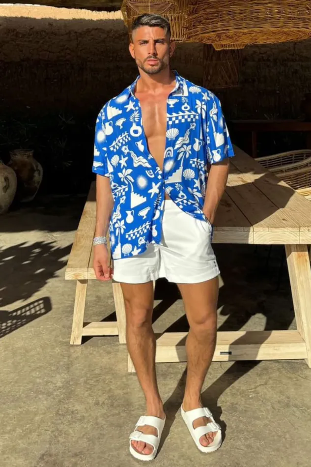 Runaway The Label Shirts MATTY SHIRT Bluewhite 8211 Men