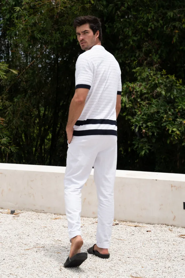 Runaway The Label Shirts REGGIE SHIRT Whitenavy 8211 Men