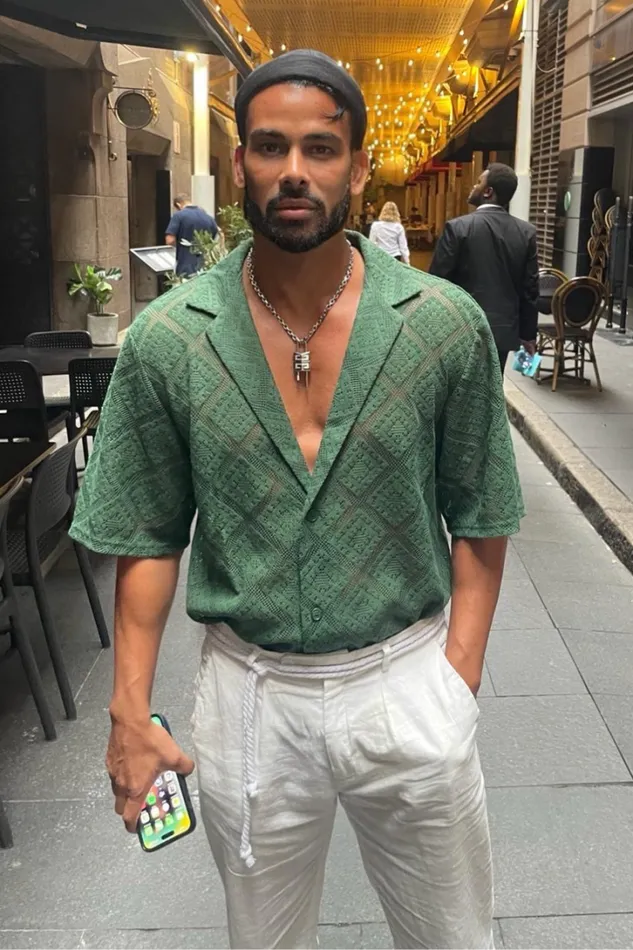 Runaway The Label Shirts TULUM SHIRT Olive 8211 Men