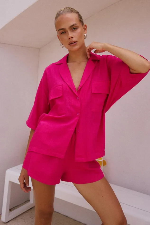 Runaway The Label Shorts MONIQUE SHORT Hot Pink 8211 Women