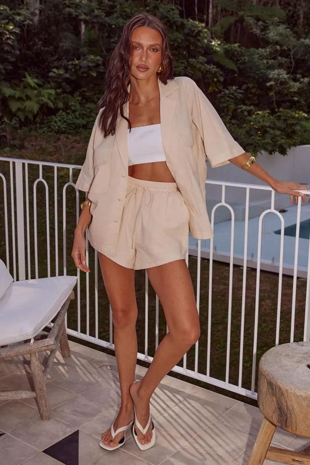 Runaway The Label Shorts RONNE SHORT Sand 8211 Women