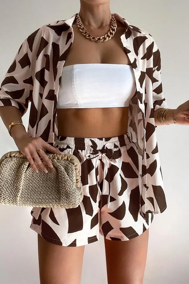 Runaway The Label Shorts ZANZI SHORT Lazure Chocolate 8211 Women