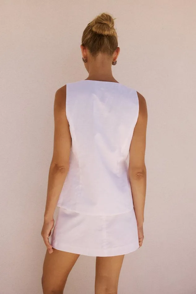 Runaway The Label Skirts ASCEND MINI SKIRT White 8211 Women