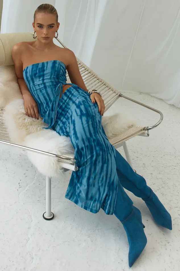 Runaway The Label Skirts INAYA LOW RISE SKIRT Jean Print 8211 Women Runaway The Label Skirts INAYA LOW RISE SKIRT Jean Print 8211 Women