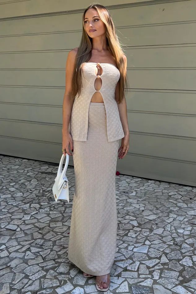 Runaway The Label Skirts TAYA MAXI SKIRT Sand 8211 Women Runaway The Label Skirts TAYA MAXI SKIRT Sand 8211 Women