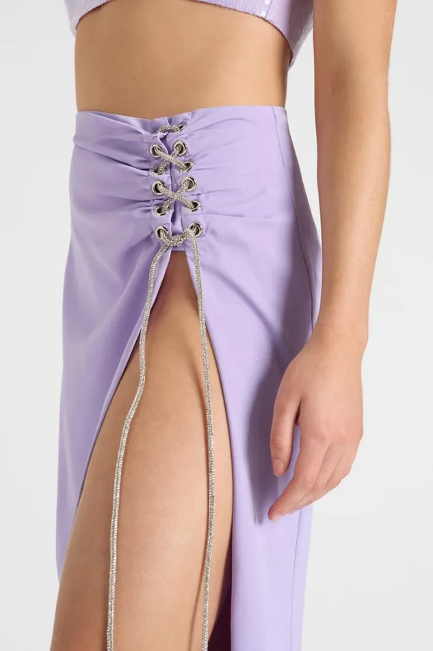 Runaway The Label Skirts THE DRAPED SKIRT Lilac 8211 Women Runaway The Label Skirts THE DRAPED SKIRT Lilac 8211 Women