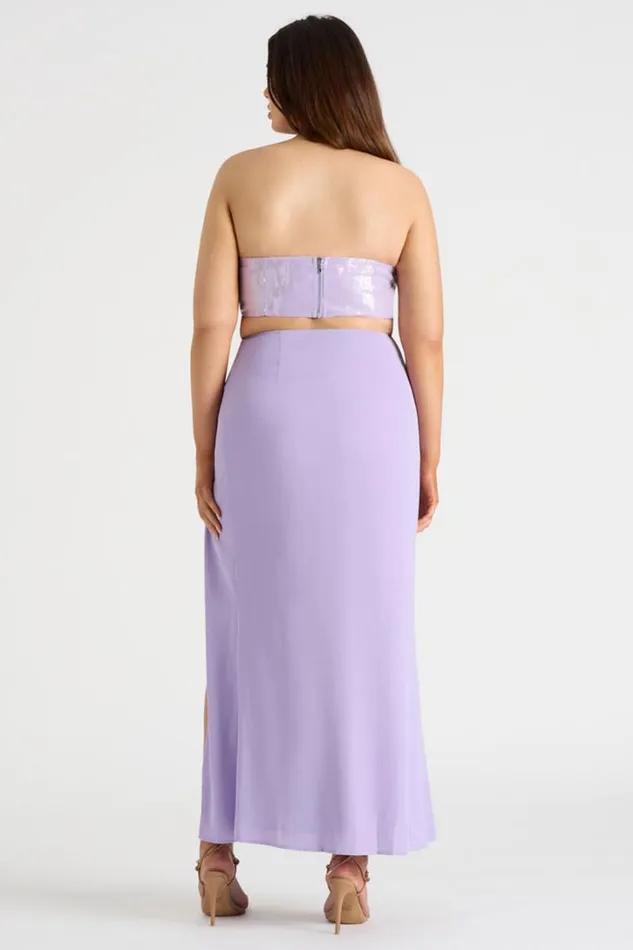 Runaway The Label Skirts THE DRAPED SKIRT Lilac 8211 Women Runaway The Label Skirts THE DRAPED SKIRT Lilac 8211 Women