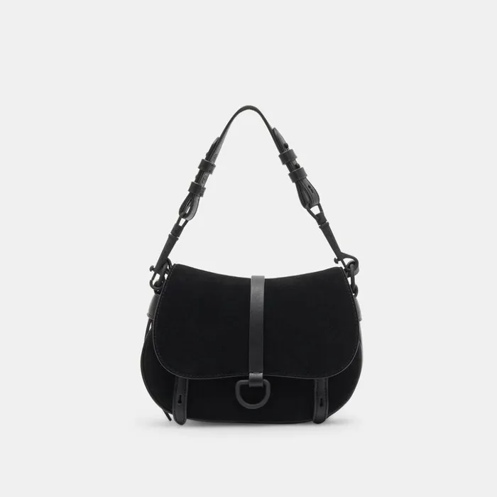 Rylee Crossbody Black Suede Women Dolce Vita Handbags