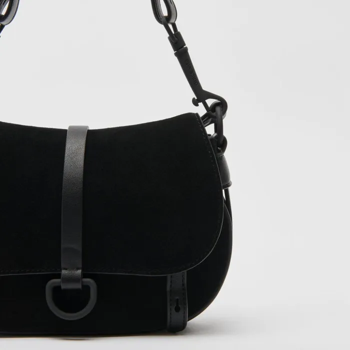 Rylee Crossbody Black Suede Women Dolce Vita Handbags