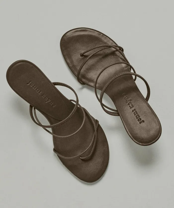 Sandals and Slides Women Jenni Kayne Eve Heeled Sandal Earthen