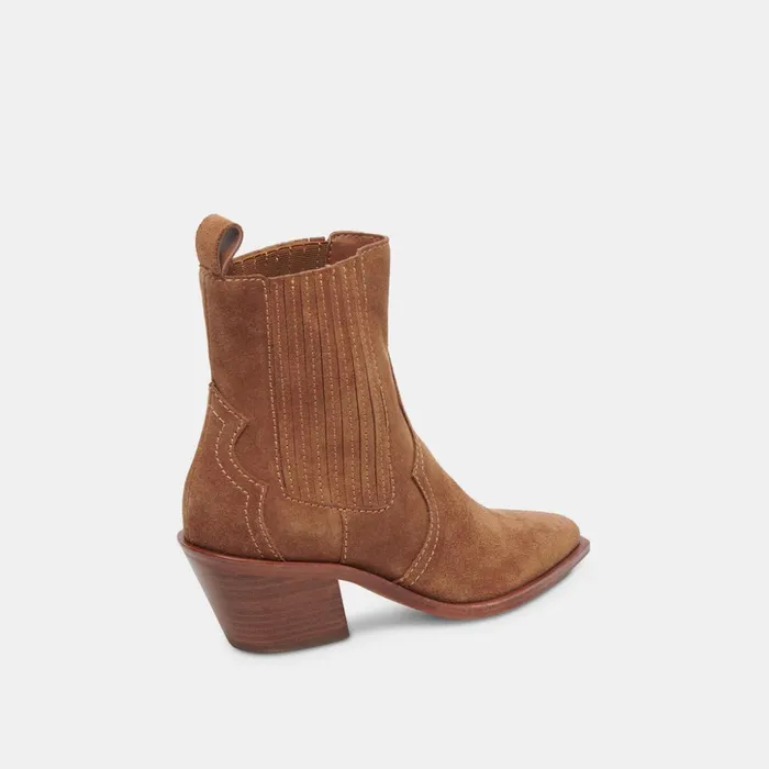 Senna Booties Chestnut Suede Women Dolce Vita Boots and Booties