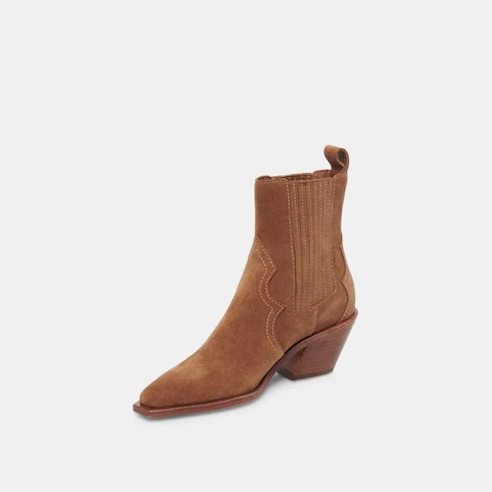 Senna Booties Chestnut Suede Women Dolce Vita Boots and Booties