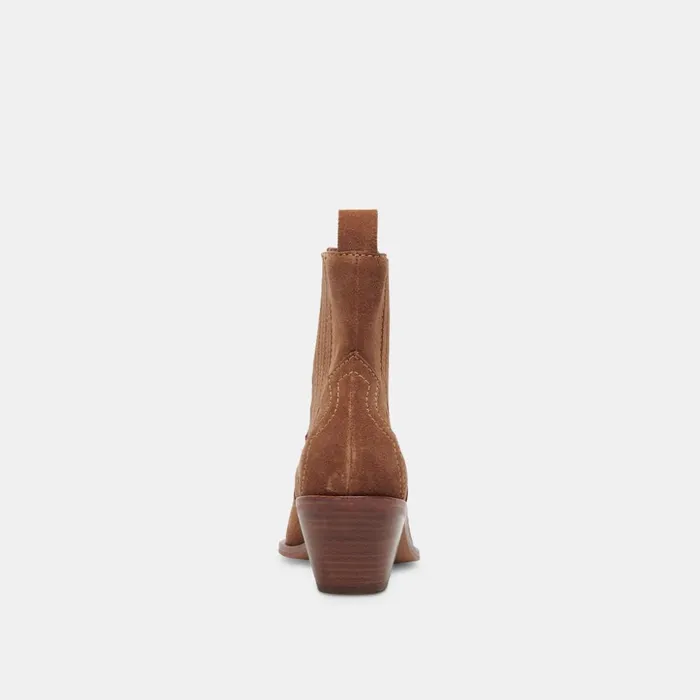 Senna Booties Chestnut Suede Women Dolce Vita Boots and Booties