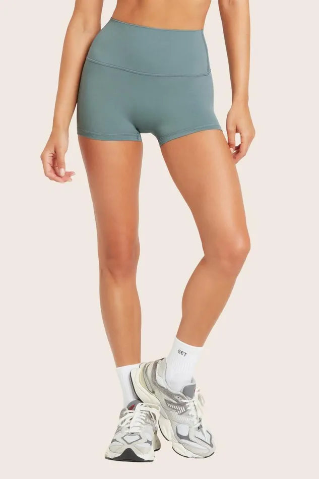 SET ACTIVE Activewear AIRLUXE BREATHE MINI SHORTS 8211 BAY 8211 Women