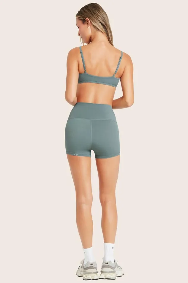 SET ACTIVE Activewear AIRLUXE BREATHE MINI SHORTS 8211 BAY 8211 Women