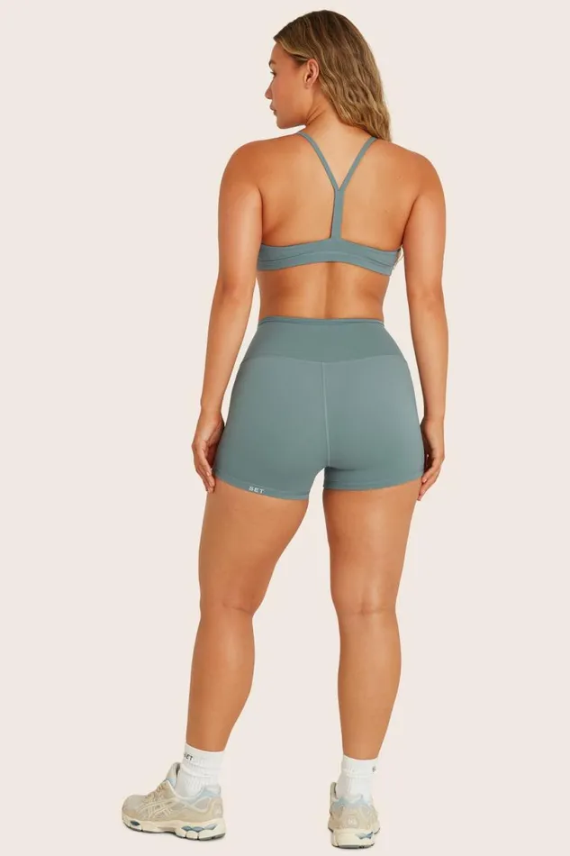 SET ACTIVE Activewear AIRLUXE BREATHE MINI SHORTS 8211 BAY 8211 Women