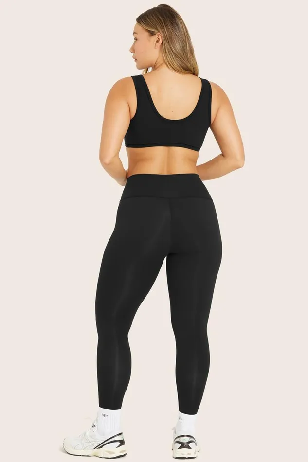 SET ACTIVE Bottoms AIRLUXE BREATHE LEGGINGS 8211 ONYX 8211 Women