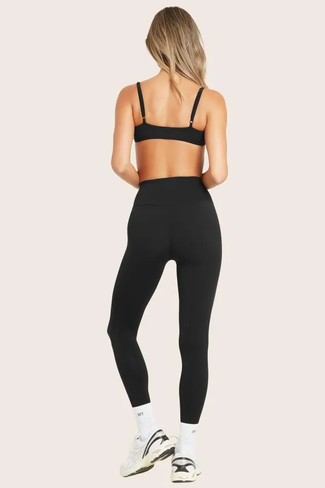 SET ACTIVE Bottoms AIRLUXE BREATHE LEGGINGS 8211 ONYX 8211 Women