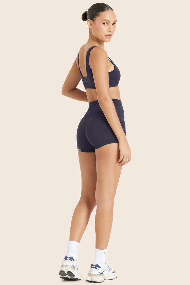 SET ACTIVE Bottoms AIRLUXE BREATHE MINI SHORTS 8211 SPADES 8211 Women