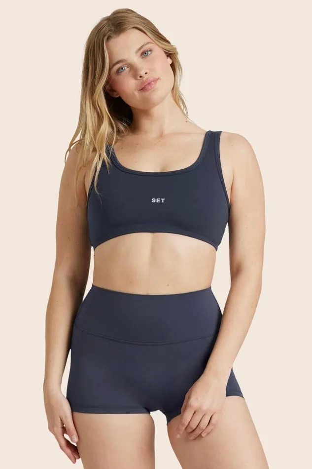 SET ACTIVE Bras AIRLUXE BREATHE SCOOP BRA 8211 SPADES 8211 Women