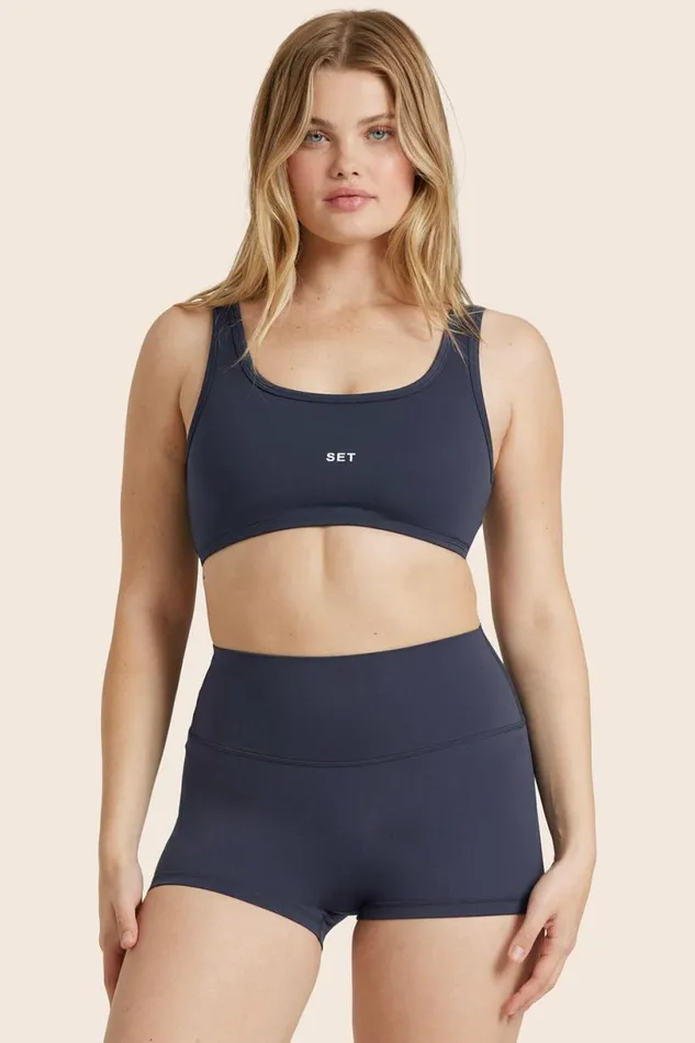 SET ACTIVE Bras AIRLUXE BREATHE SCOOP BRA 8211 SPADES 8211 Women