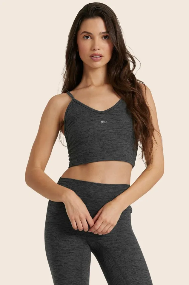 SET ACTIVE Bras Tops FORMCLOUD CLOUD REP BRA 8211 PEPPER HEATHER GREY 8211 Women