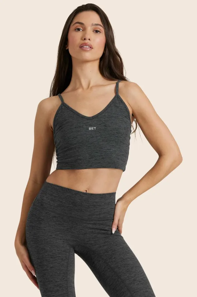 SET ACTIVE Bras Tops FORMCLOUD CLOUD REP BRA 8211 PEPPER HEATHER GREY 8211 Women