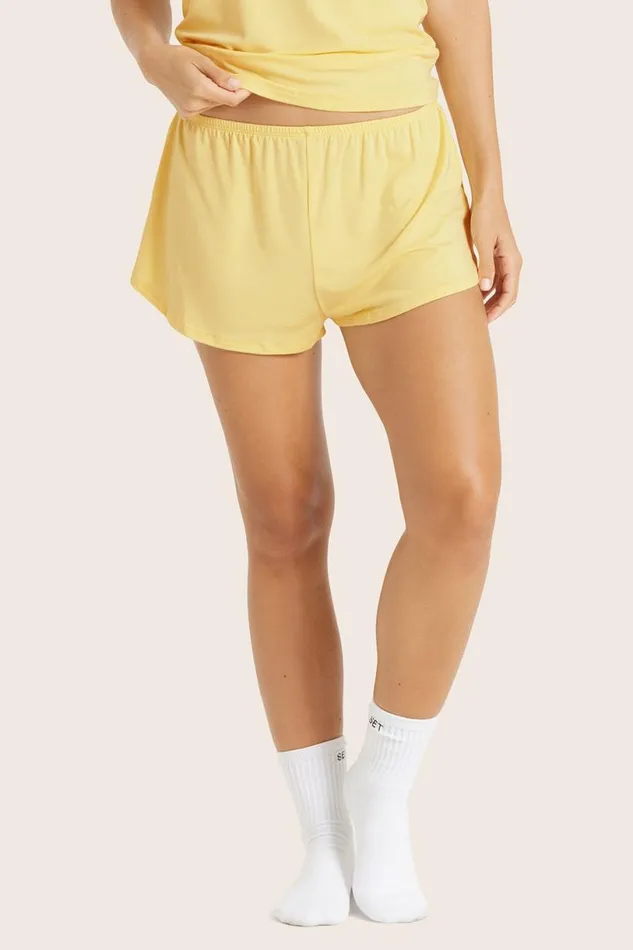 SET ACTIVE Lounge SLEEP JERSEY RELAXED SLEEP SHORTS 8211 DANDELION 8211 Women
