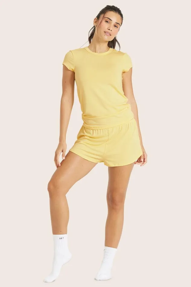 SET ACTIVE Lounge SLEEP JERSEY RELAXED SLEEP SHORTS 8211 DANDELION 8211 Women
