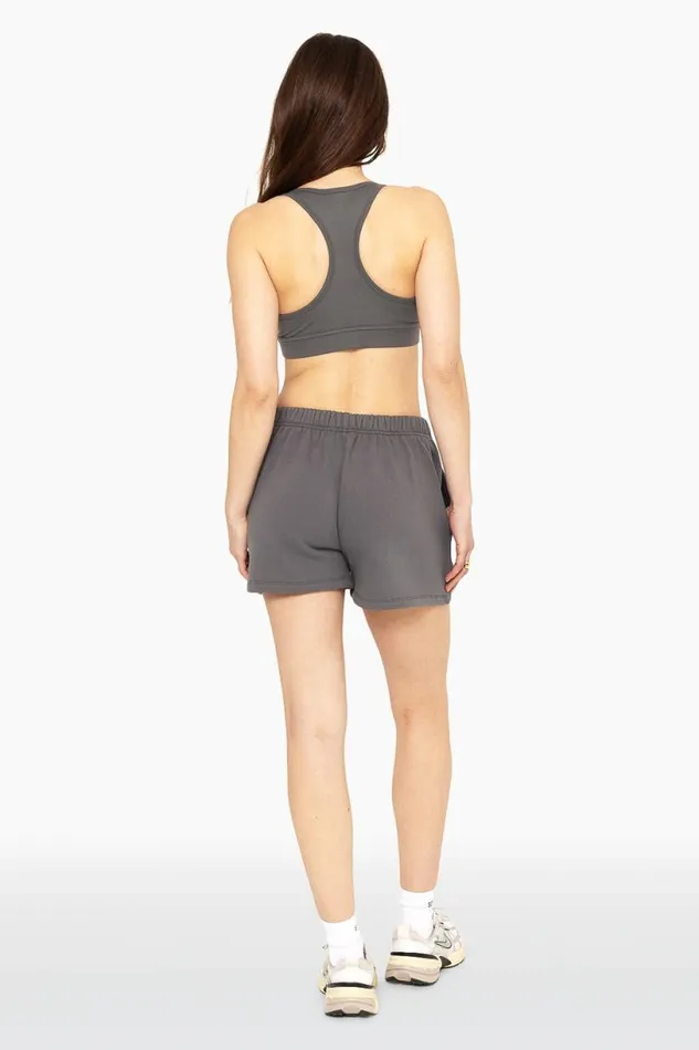 SET ACTIVE Sweats HEAVYWEIGHT SWEATS SWEAT SHORTS 8211 GRAPHITE 8211 Women