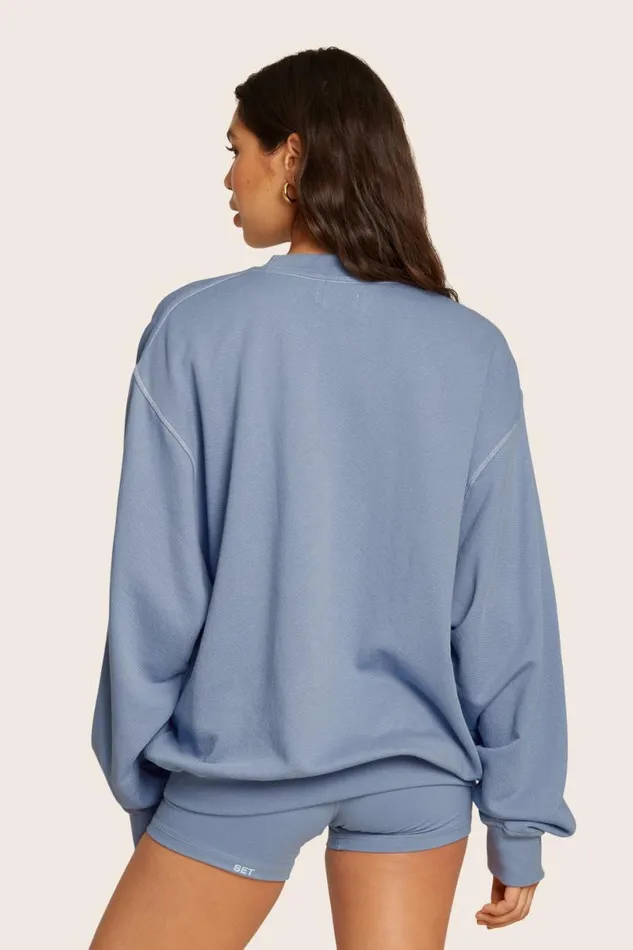 SET ACTIVE Sweats LIGHTWEIGHT SWEATS CLASSIC CREWNECK 8211 CRUISE 8211 Women
