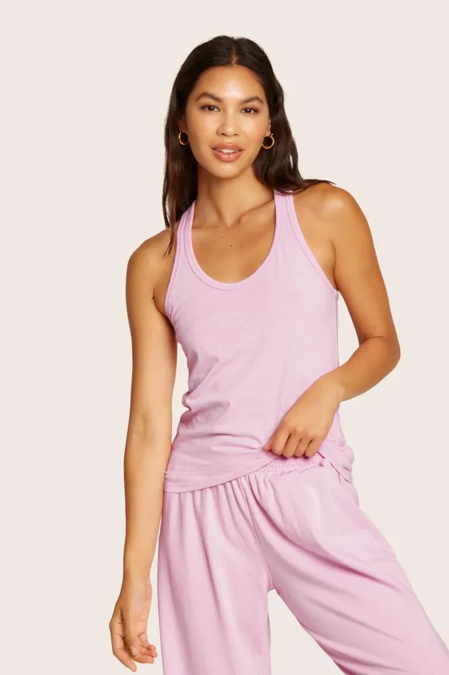 SET ACTIVE Tops Tanks Tees CLASSIC COTTON DAILY RACER TANK 8211 PRIMROSE 8211 Women