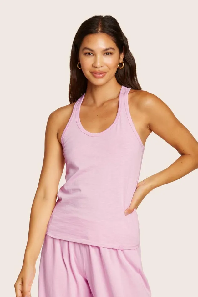 SET ACTIVE Tops Tanks Tees CLASSIC COTTON DAILY RACER TANK 8211 PRIMROSE 8211 Women