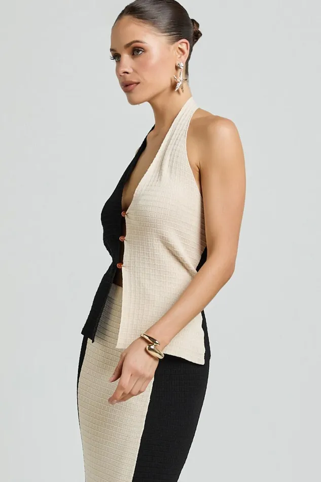 Seven Wonders 8211 Elita Top In BlackLatte Women Showpo Tops
