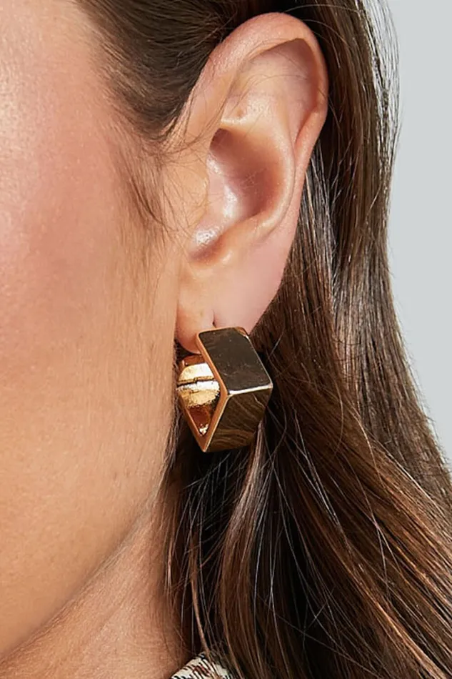 Sheela Hoop Earrings In Gold Women Showpo Earrings