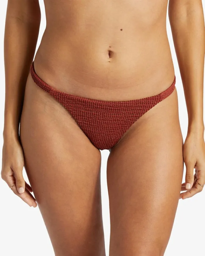 Shimmer High Maya Bikini Bottoms Deep Sienna Women Billabong Bikinis