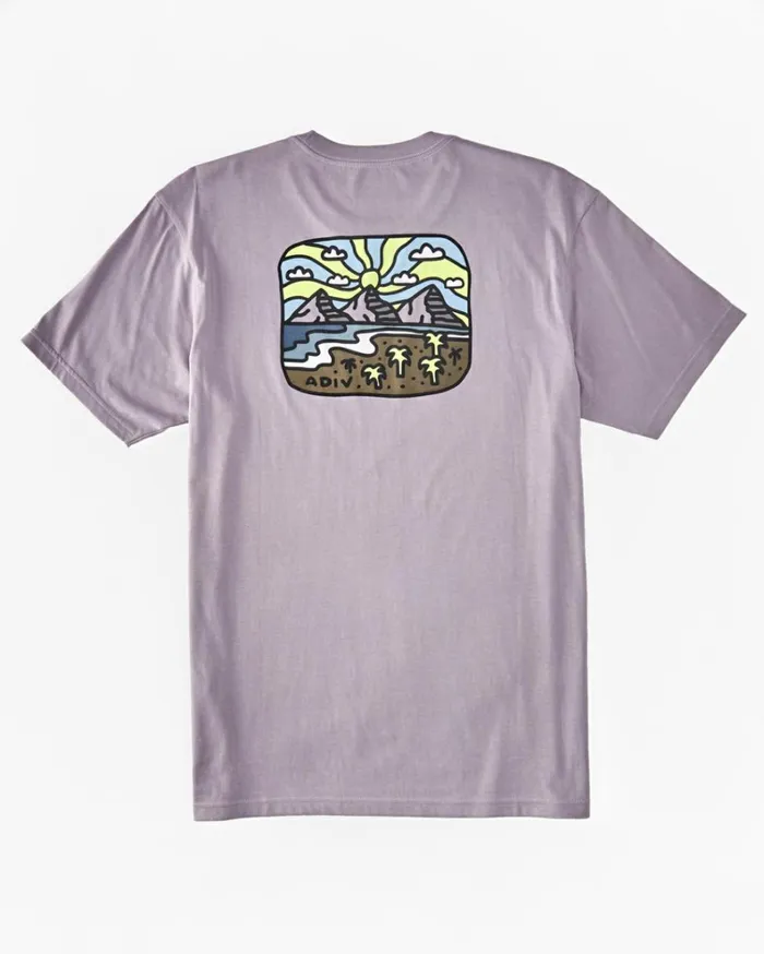 Shine 8211 TShirt For Boys Purple Ash MenKids Billabong TShirts