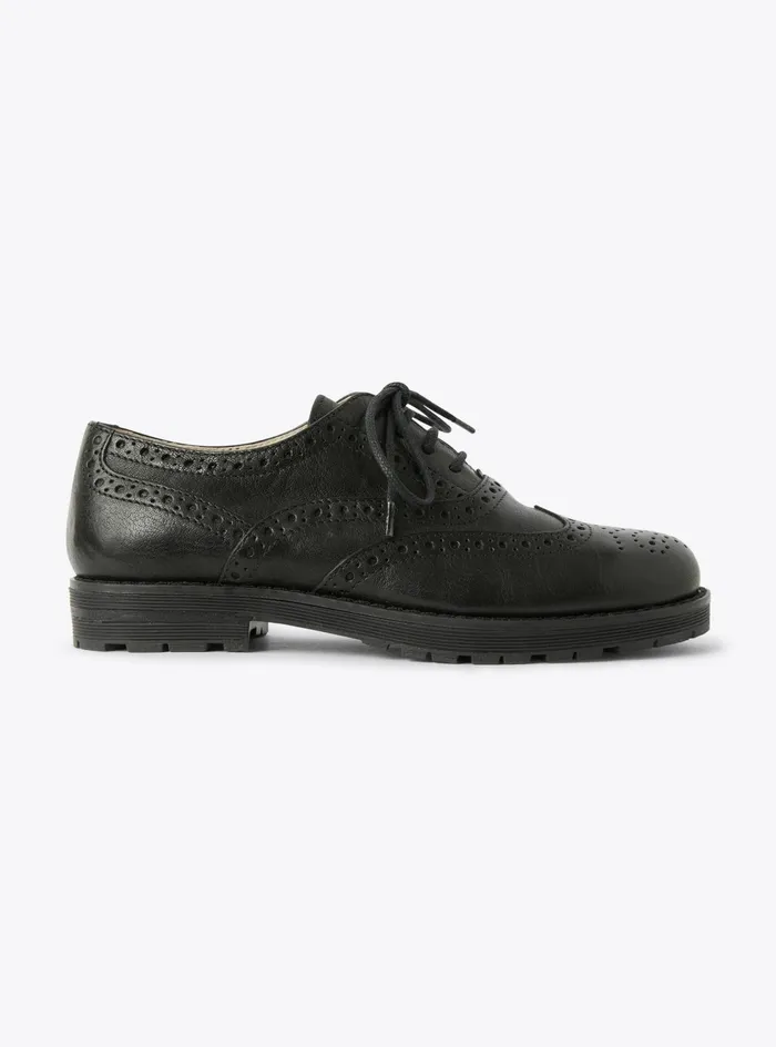 Shoes Boy 216 Il Gufo Laceup Shoe In Nappa Leather