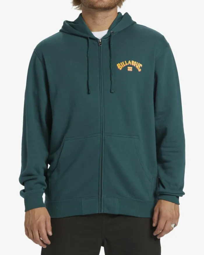 Shorebird Zip Sweatshirt Deep Teal Men Billabong Hoodies and Fleece