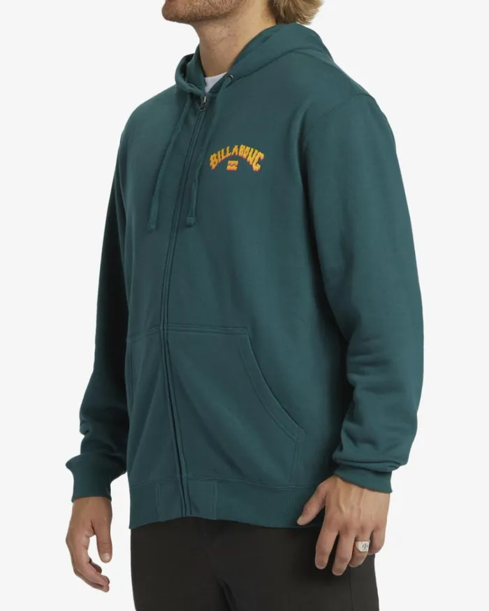 Shorebird Zip Sweatshirt Deep Teal Men Billabong Hoodies and Fleece