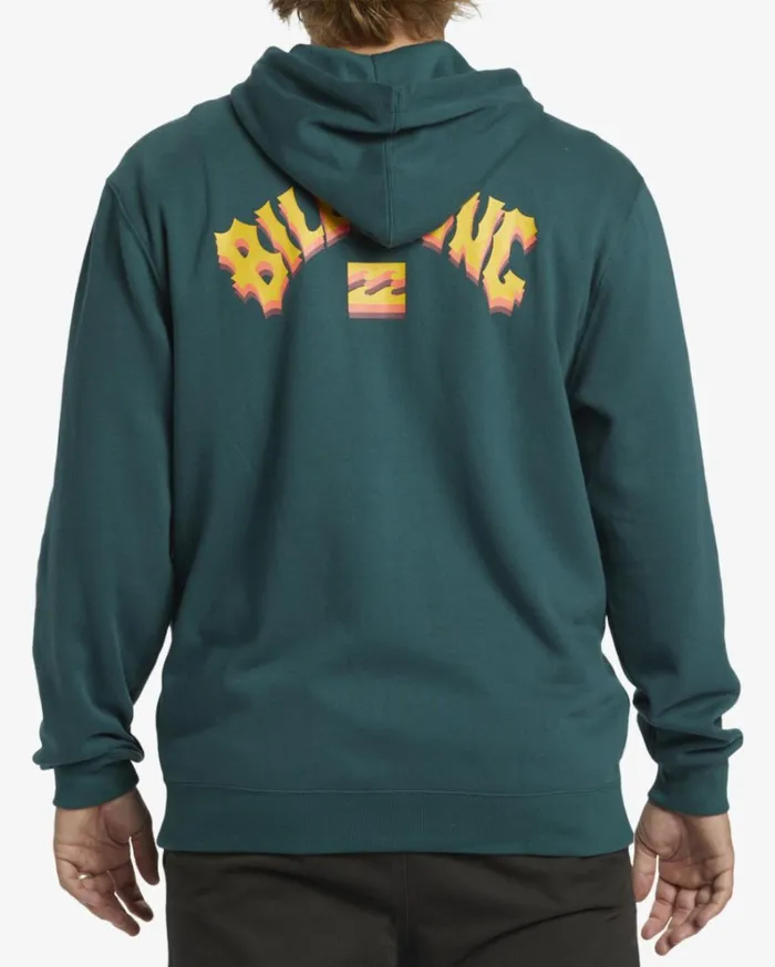 Shorebird Zip Sweatshirt Deep Teal Men Billabong Hoodies and Fleece