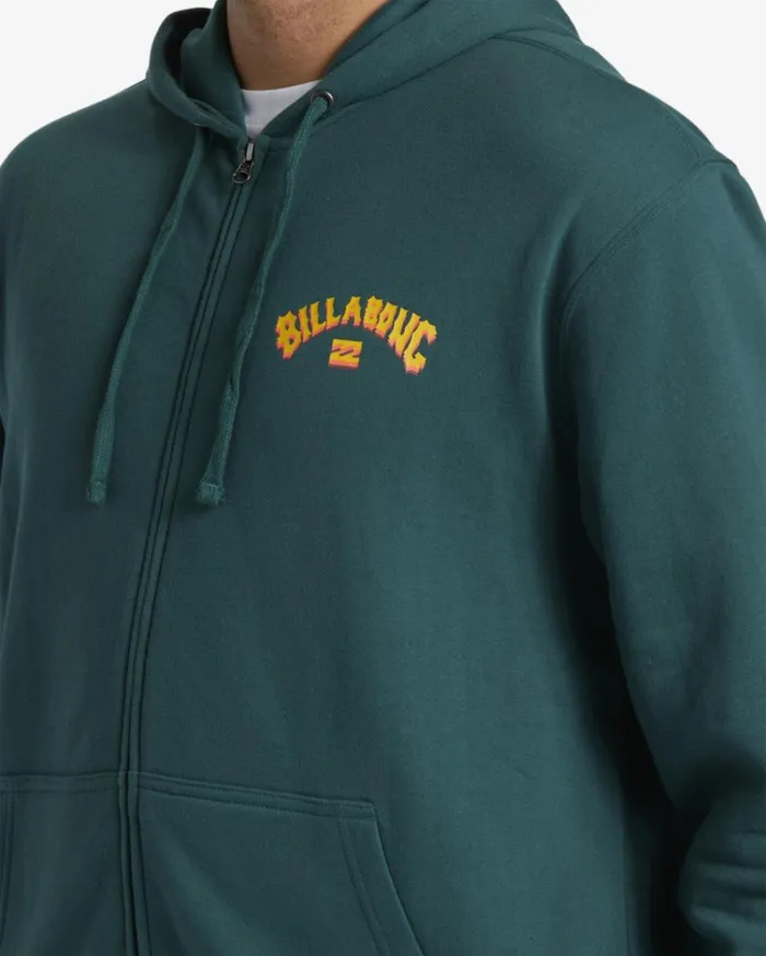 Shorebird Zip Sweatshirt Deep Teal Men Billabong Hoodies and Fleece