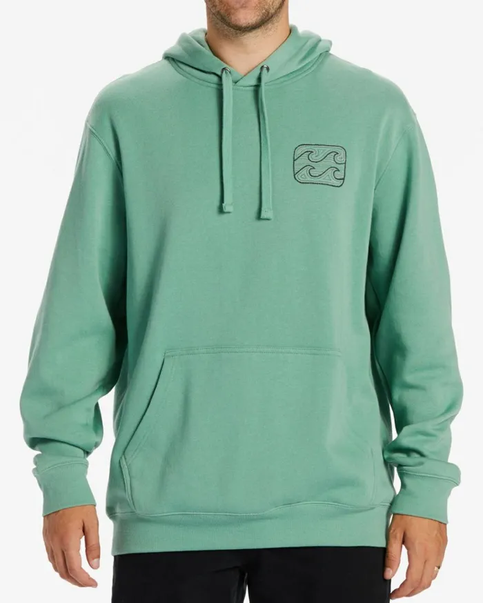 Short Sands Hoodie Dusty Green Men Billabong Hoodies and Fleece