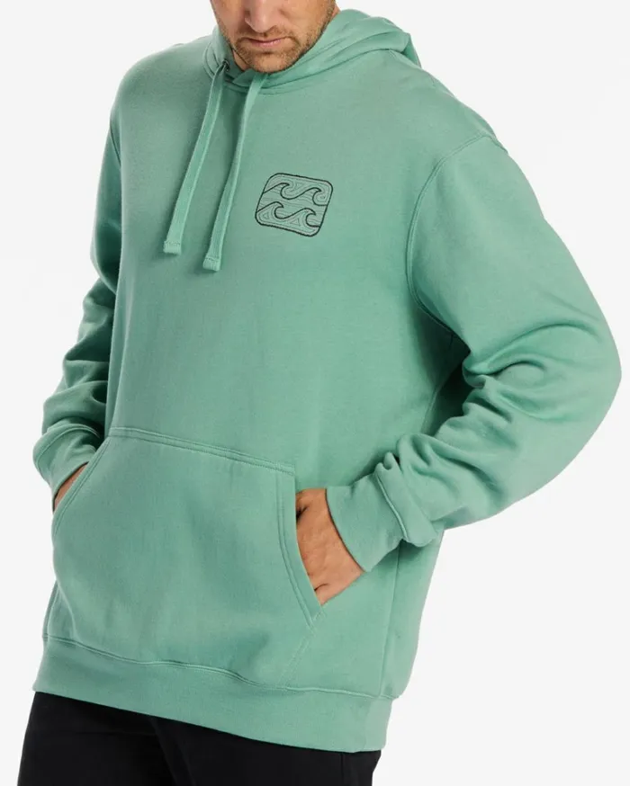 Short Sands Hoodie Dusty Green Men Billabong Hoodies and Fleece
