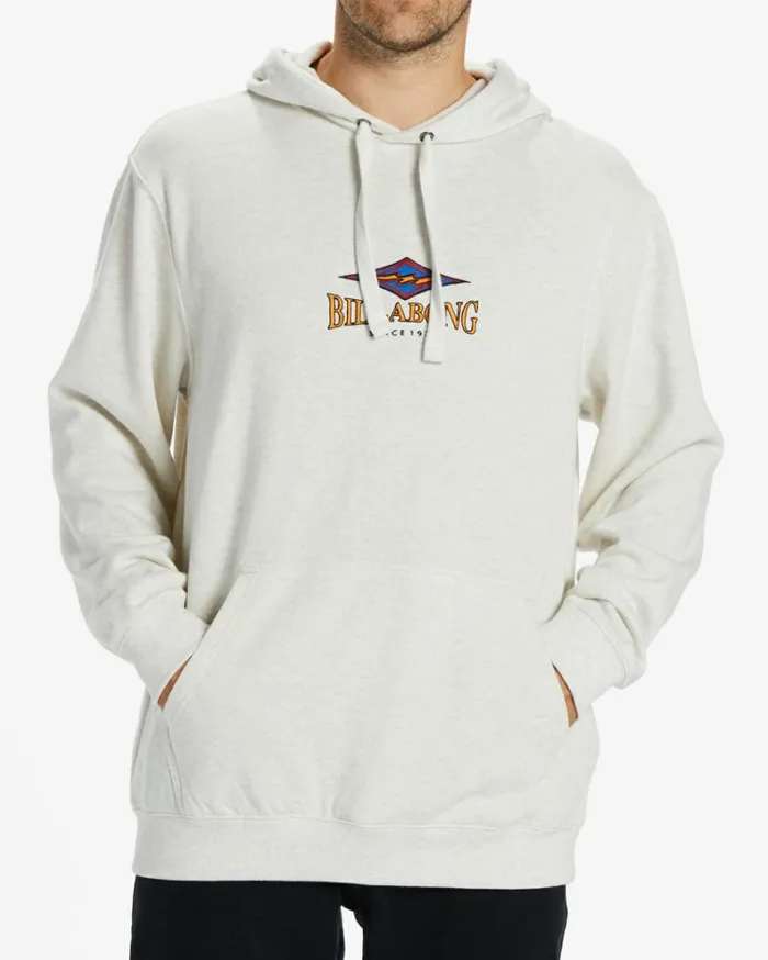 Short Sands Hoodie Light Grey Heather Men Billabong Hoodies and Fleece