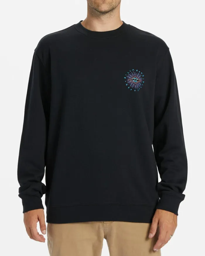 Short Sands Sweatshirt Black Men Billabong Hoodies and Fleece