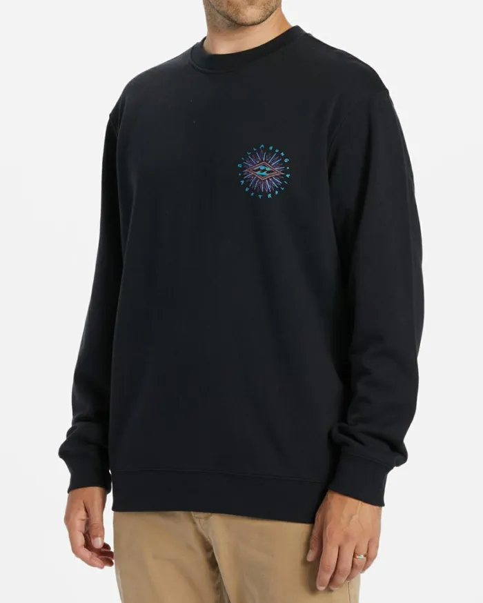 Short Sands Sweatshirt Black Men Billabong Hoodies and Fleece