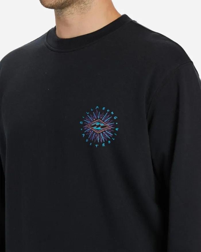Short Sands Sweatshirt Black Men Billabong Hoodies and Fleece