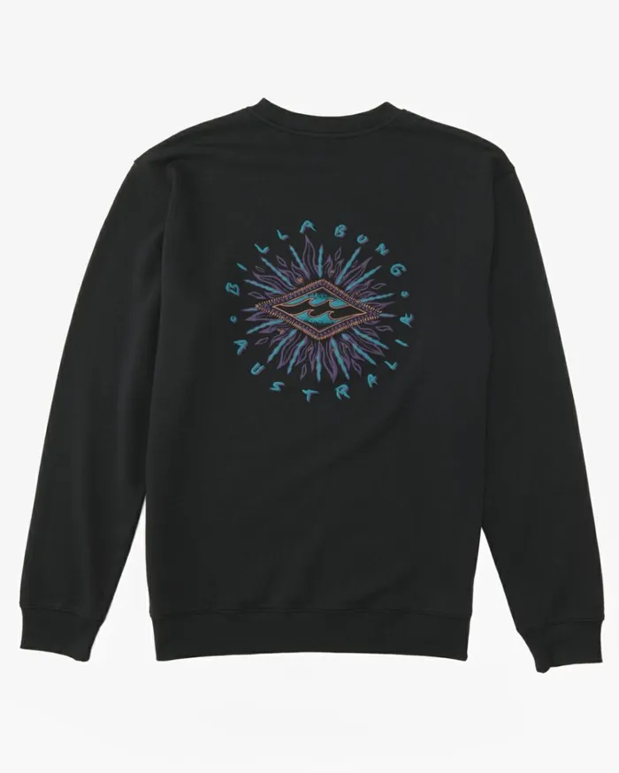 Short Sands Sweatshirt Black Men Billabong Hoodies and Fleece