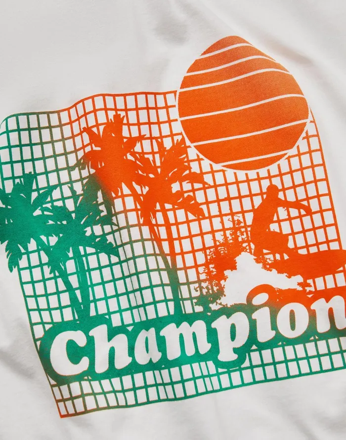 ShortSleeve TShirt Surfer Square White Men Champion TShirts and Tops